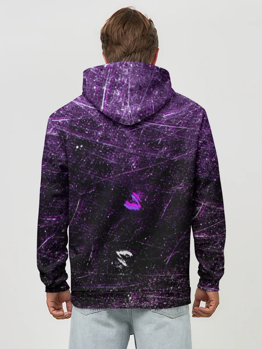 Худи мужской база хлопок / Cyberpunk Samurai Anime