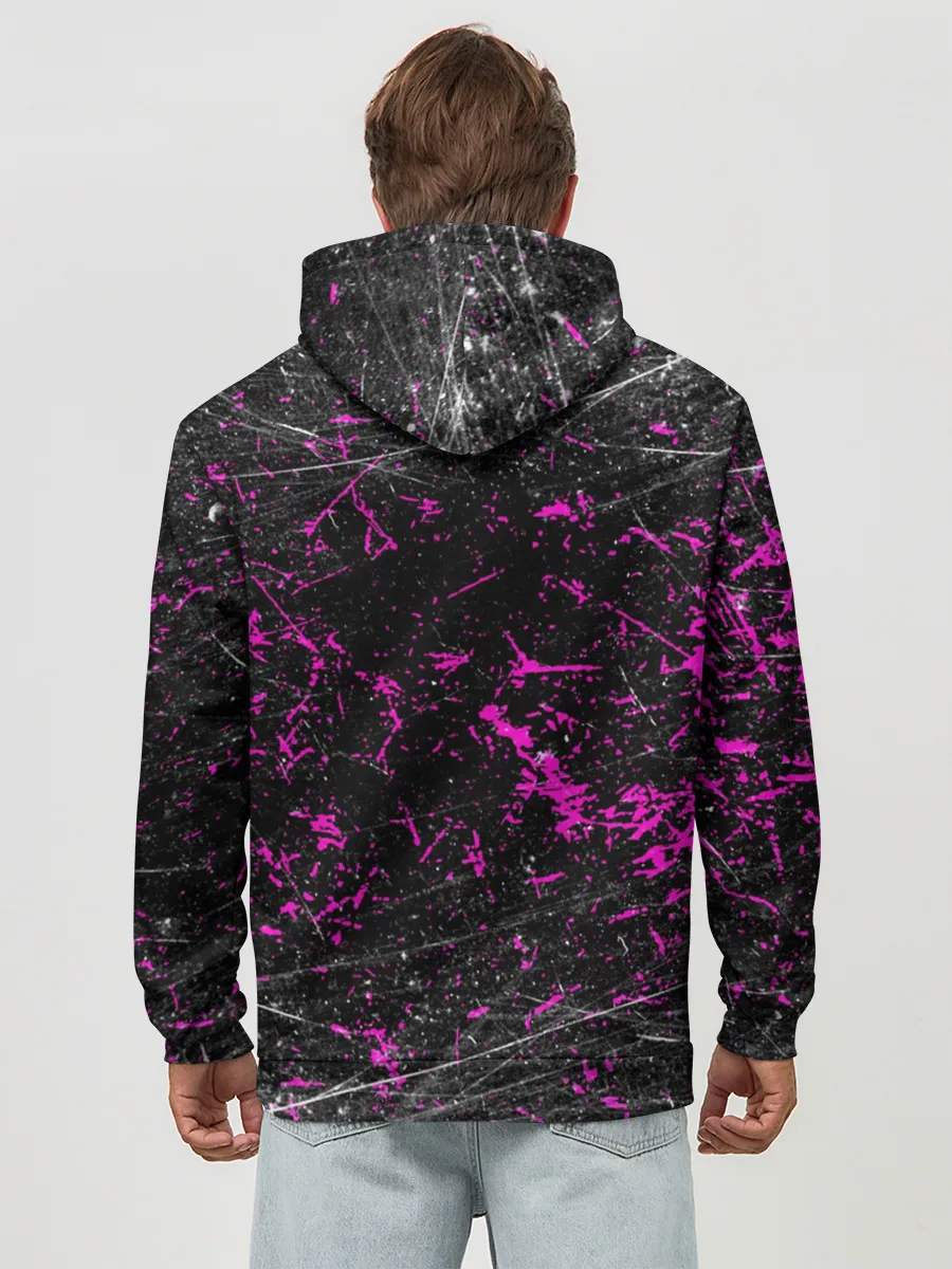 Худи мужской база хлопок / Vinne Yuna Самурай Киберпанк