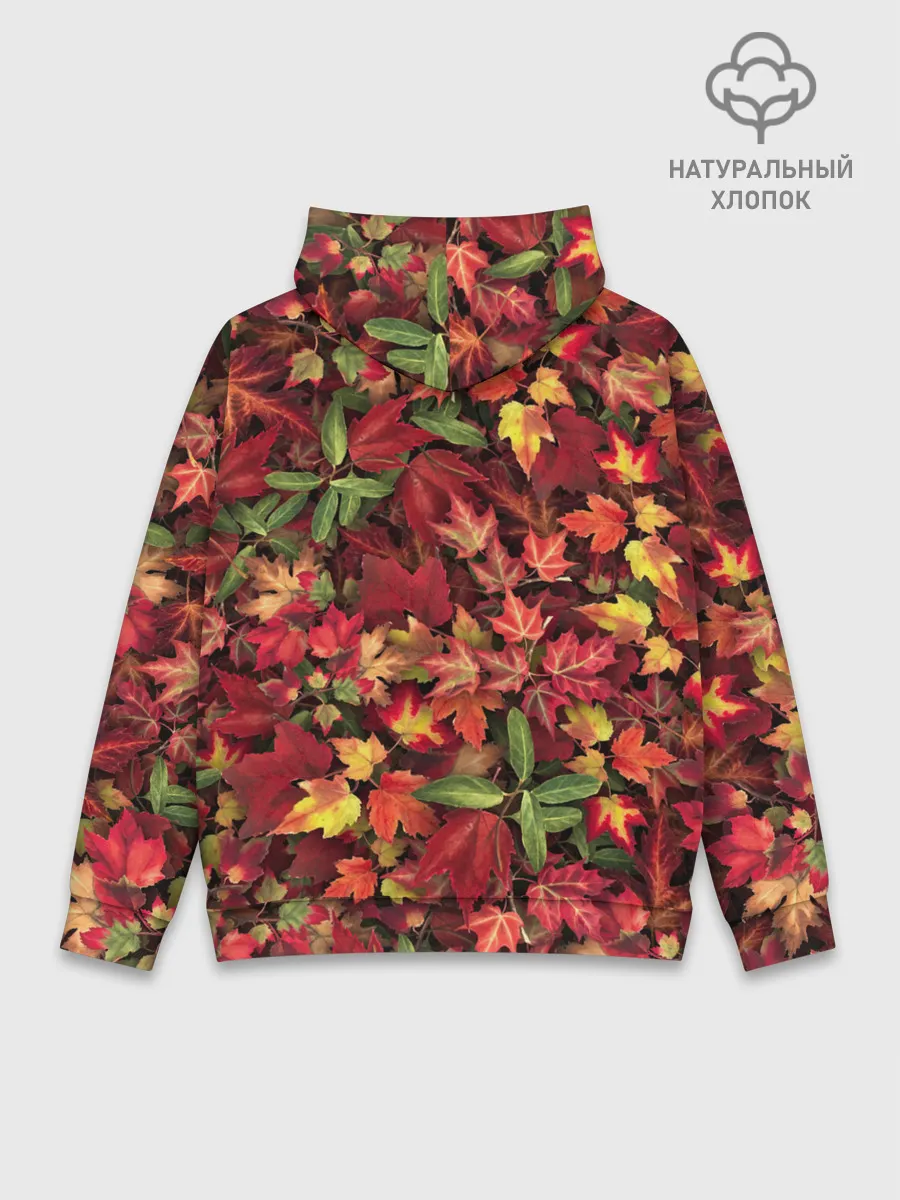 Худи мужской база хлопок / Осенний череп