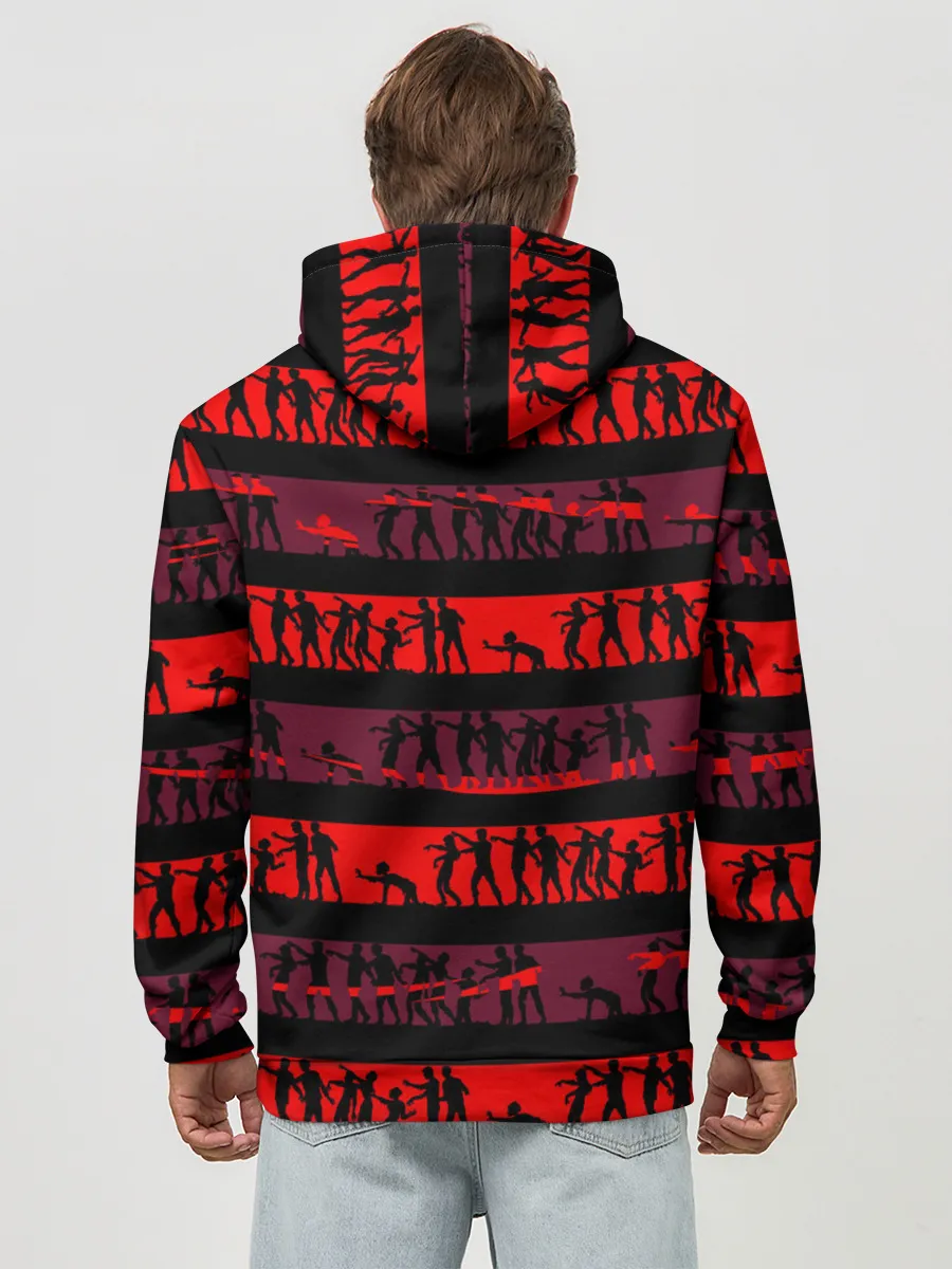 Худи мужской база хлопок / Зомби апокалипсис близко