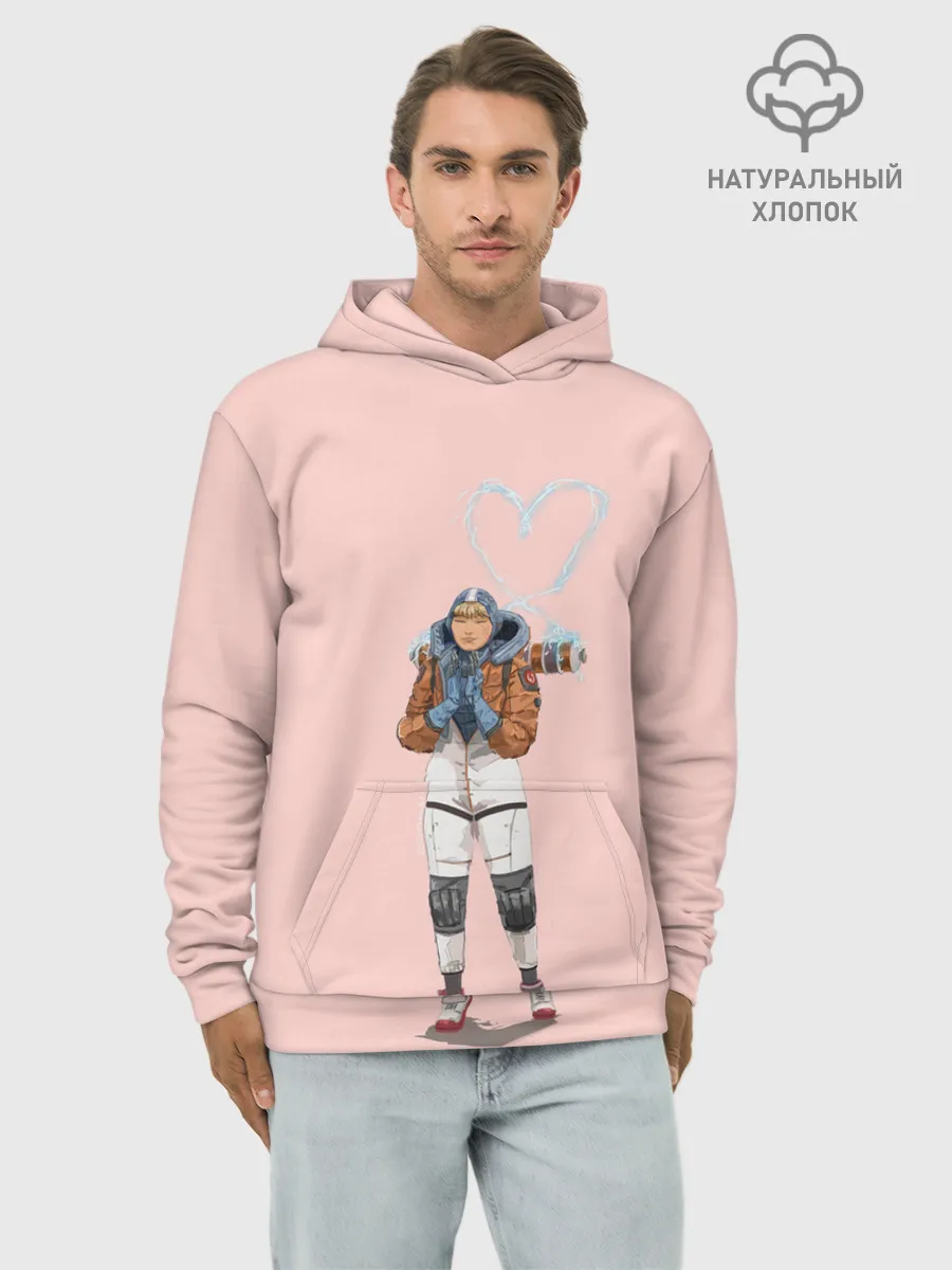 Худи мужской база хлопок / Лайфлайн