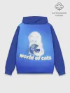 Худи мужской база хлопок / World of Cats