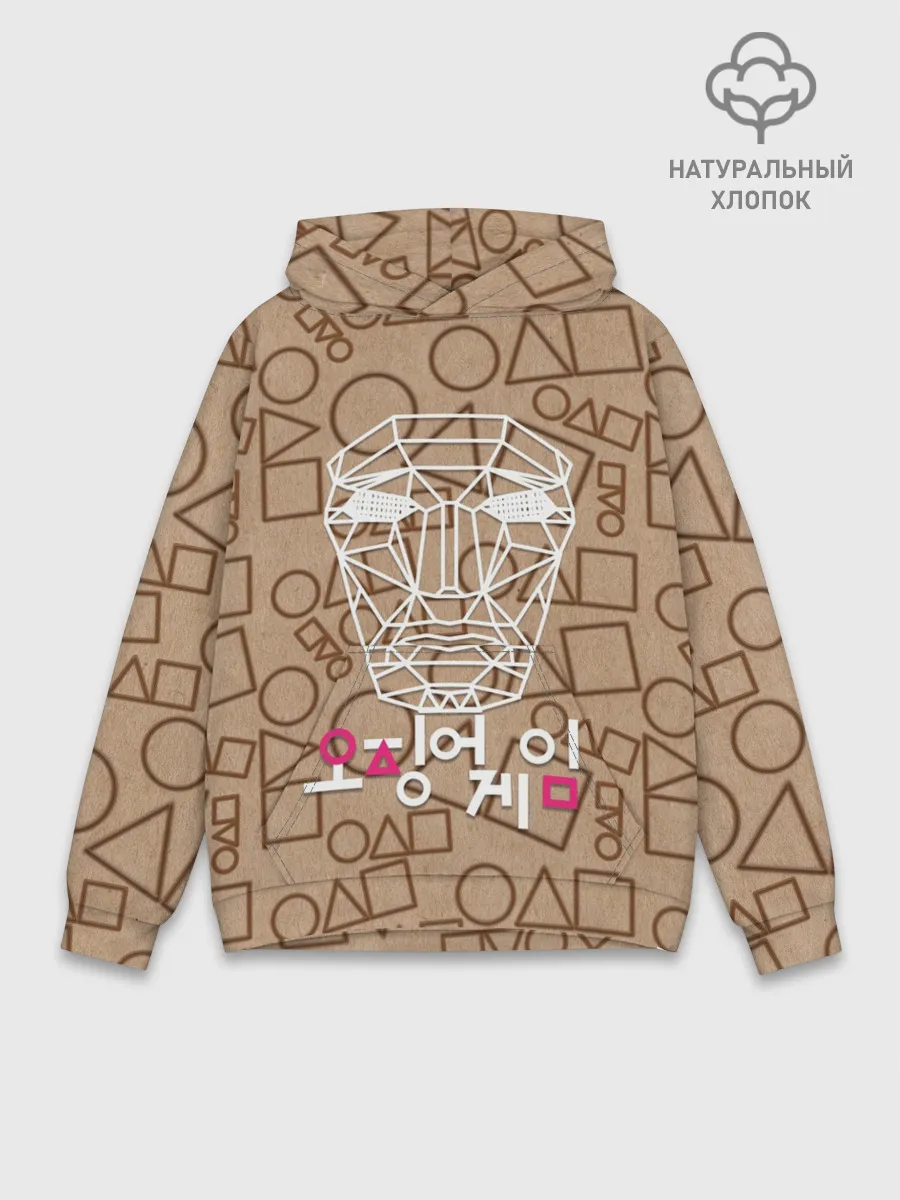 Худи мужской база хлопок / Распорядитель / Игра в кальмара