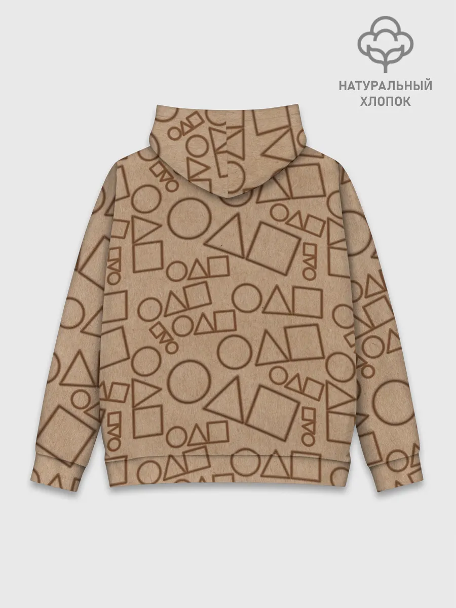 Худи мужской база хлопок / Постер / Игра в кальмара