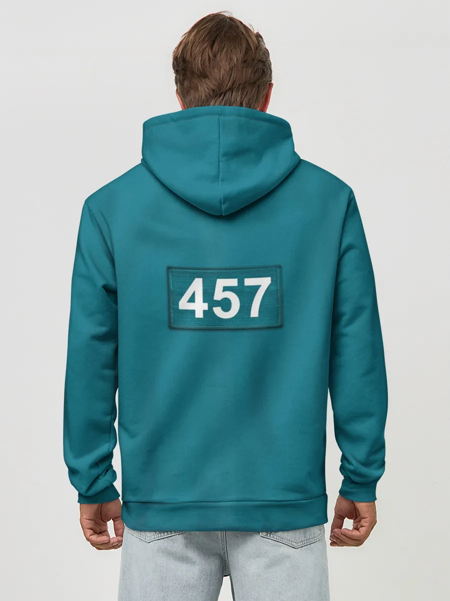 Худи мужской база хлопок / Форма игрока / Игра в кальмара