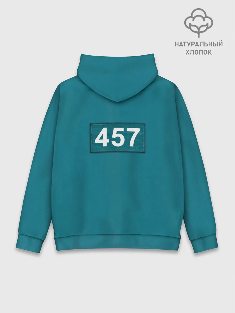 Худи мужской база хлопок / Форма игрока / Игра в кальмара