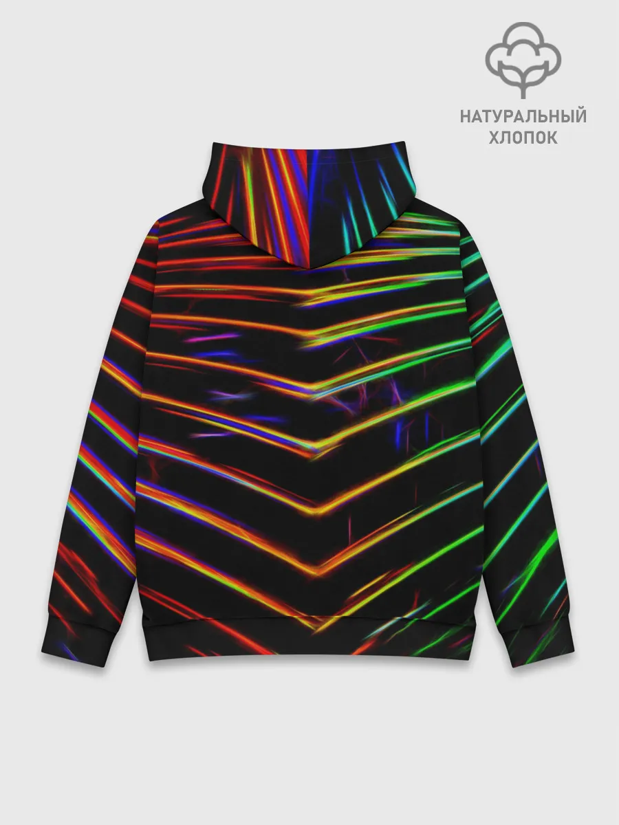 Худи мужской база хлопок / Неоновый угол