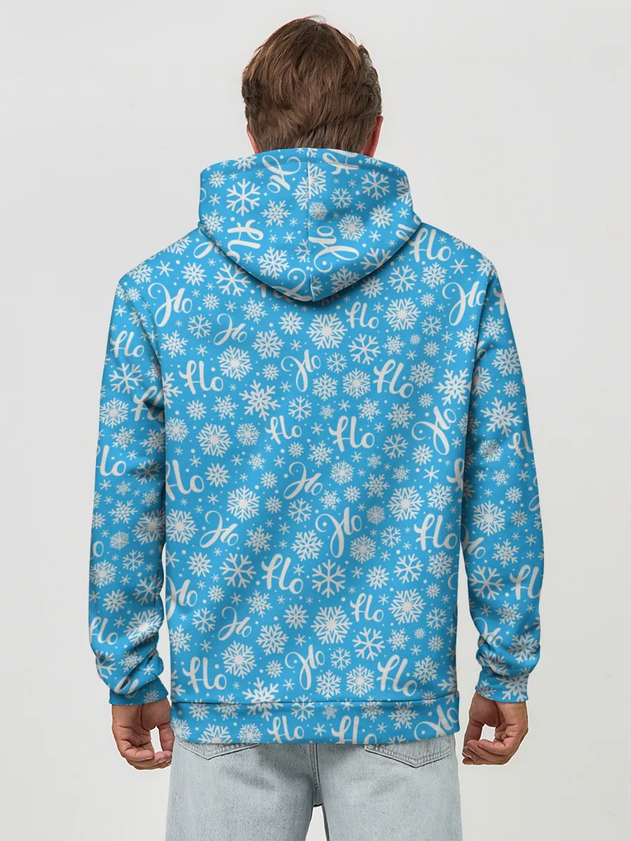 Худи мужской база хлопок / Смех Санты