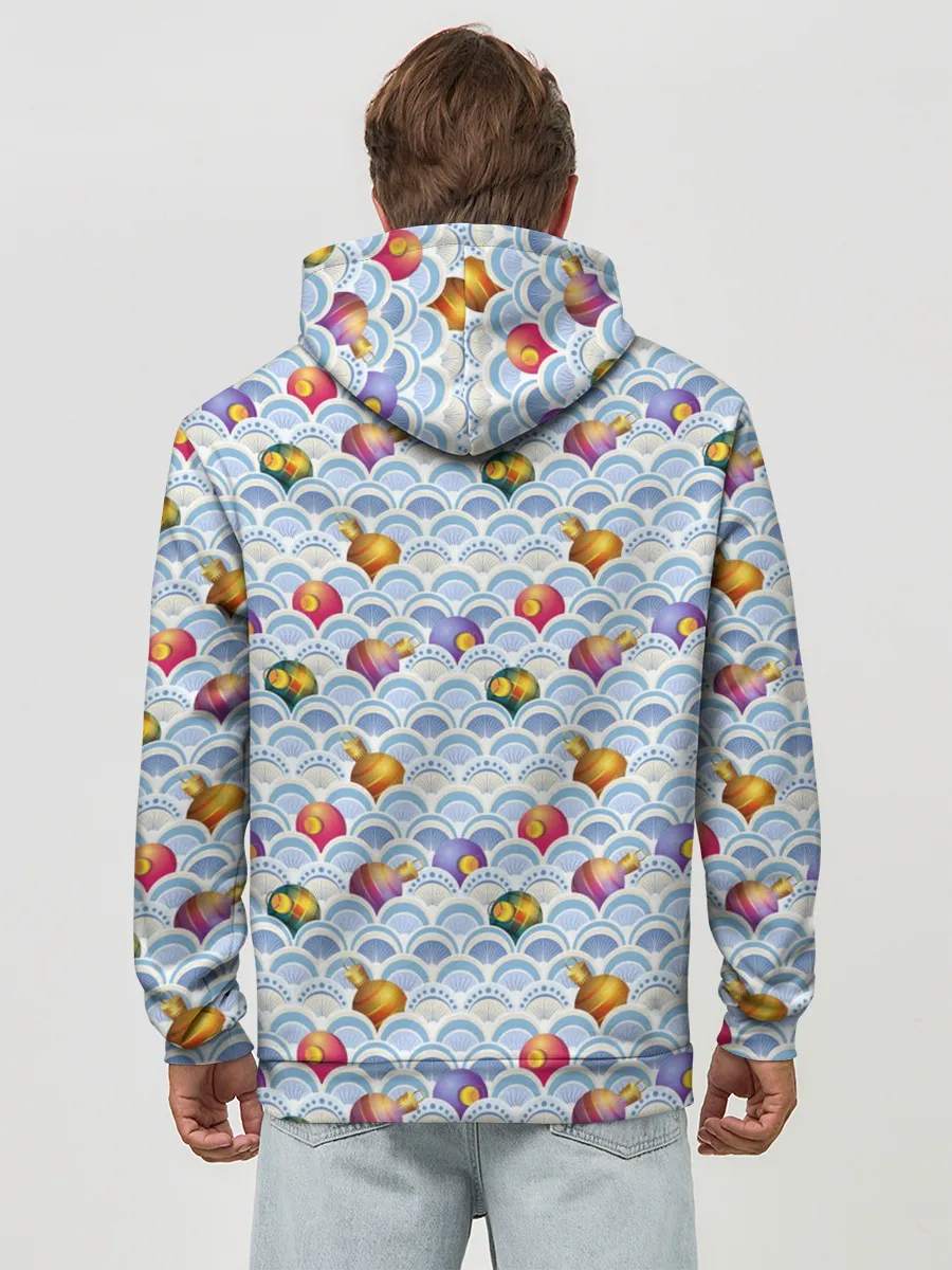 Худи мужской база хлопок / Праздничные Игрушки