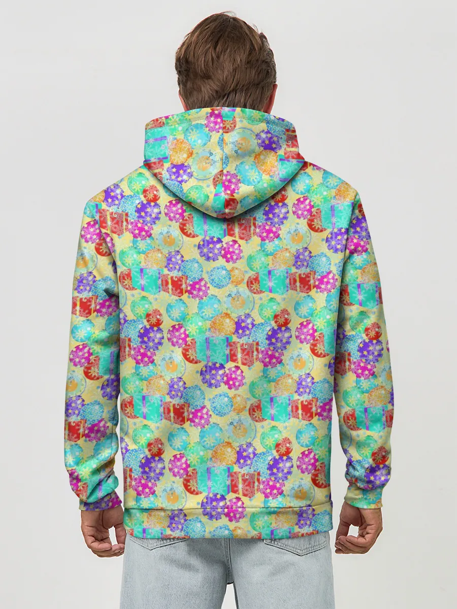 Худи мужской база хлопок / Новогодние Игрушки и Подарки