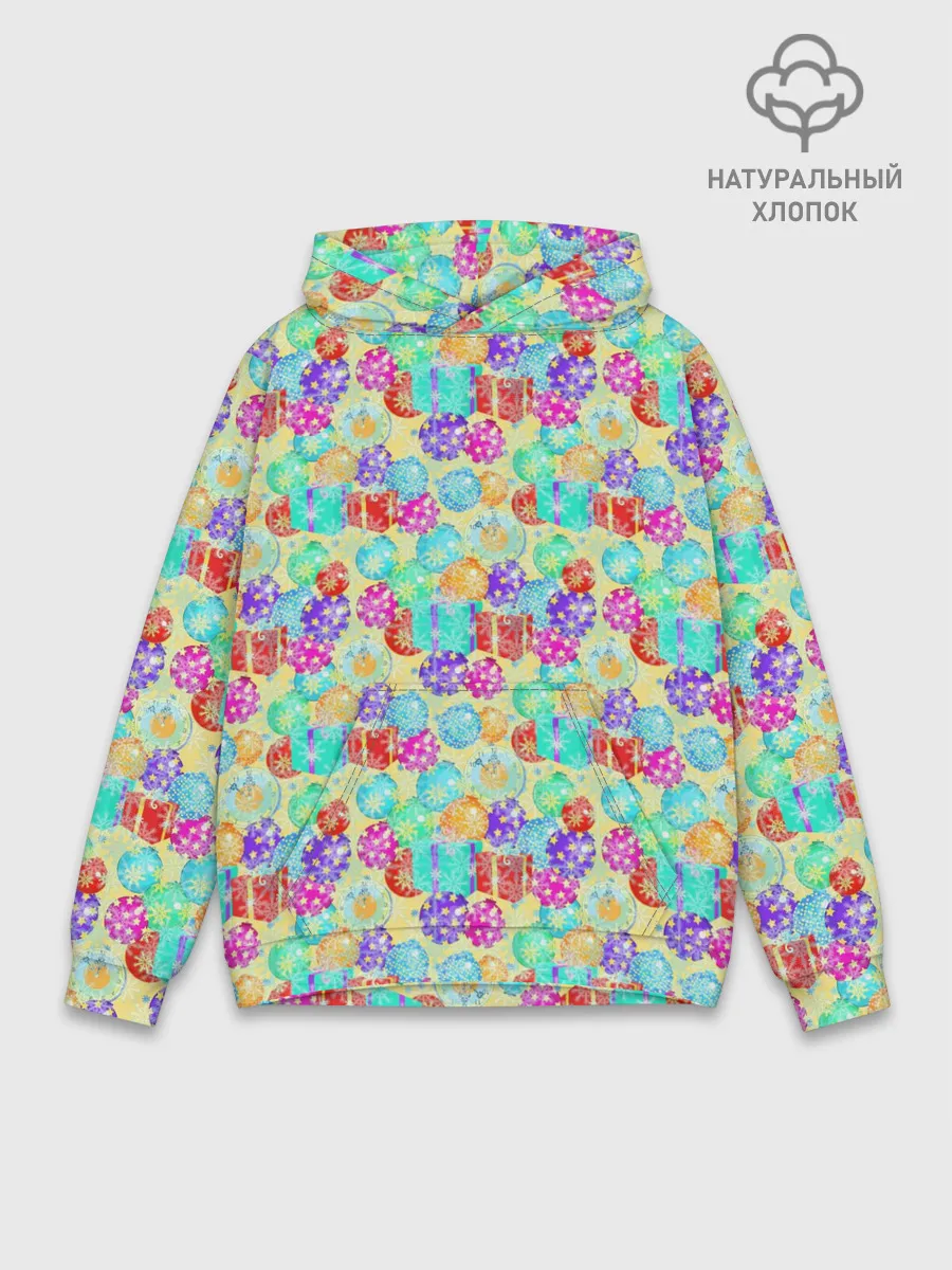 Худи мужской база хлопок / Новогодние Игрушки и Подарки