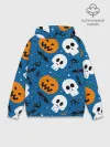 Худи мужской база хлопок / ЧЕРЕПА И ТЫКВЫ | HALLOWEEN