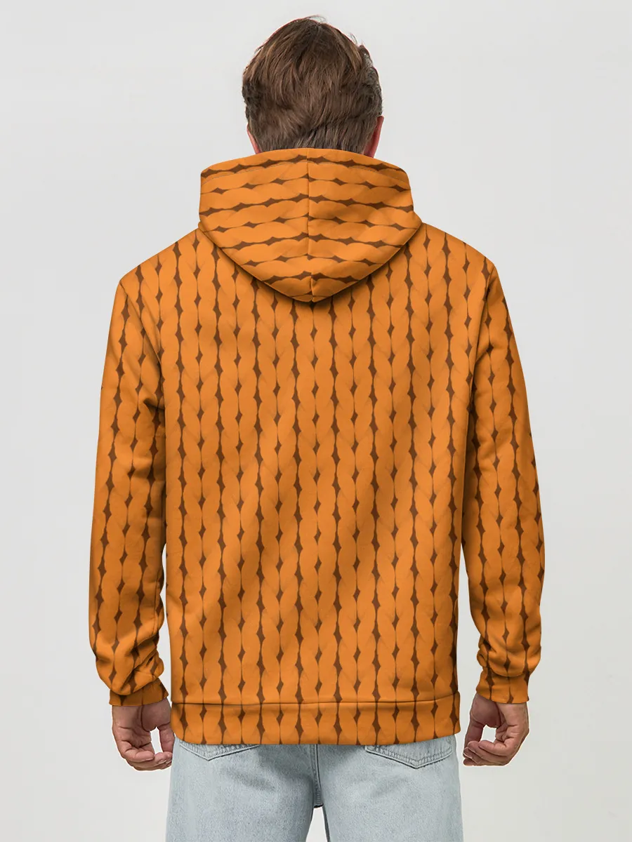 Худи мужской база хлопок / ORANGE ROPE HALLOWEEN