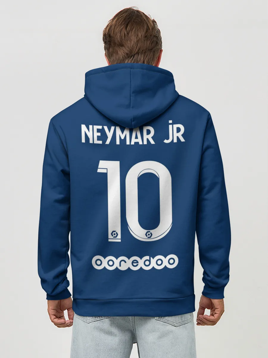 Худи мужской база хлопок / Неймар ПСЖ форма 2021/2022