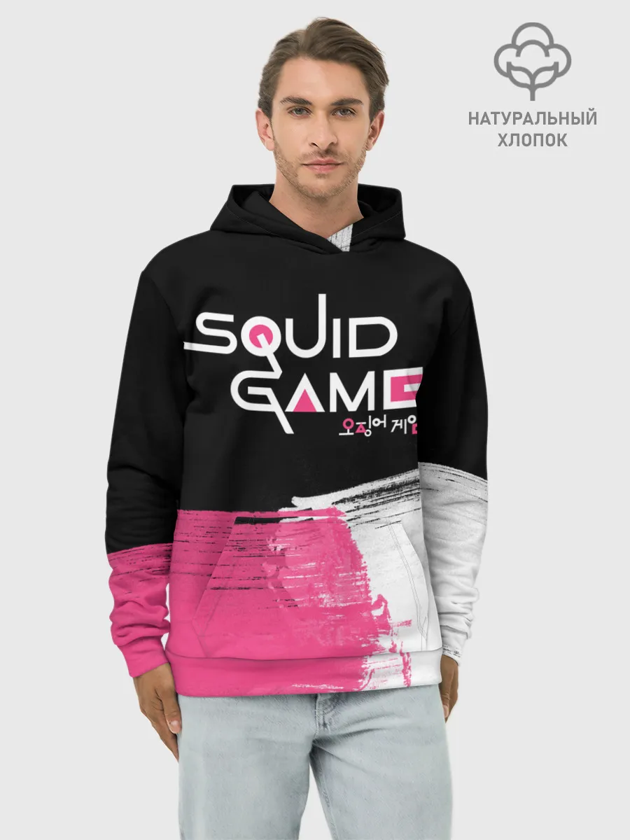 Худи мужской база хлопок / SQUID GAME