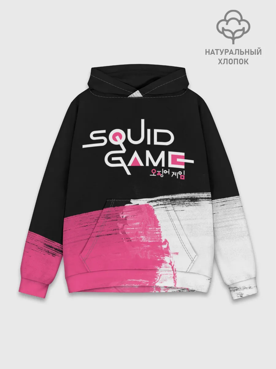 Худи мужской база хлопок / SQUID GAME