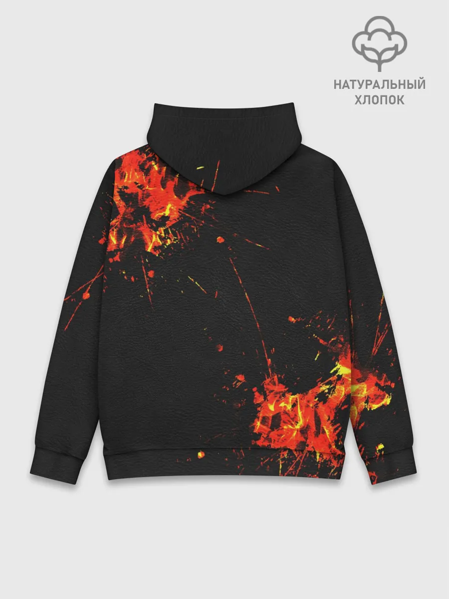 Худи мужской база хлопок / Karma No Fun | Огонь