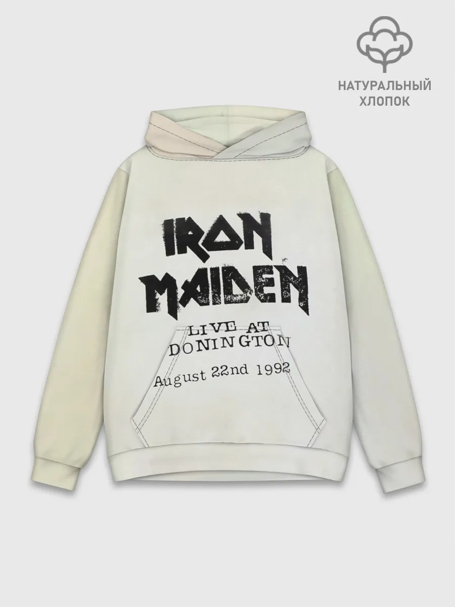 Худи мужской база хлопок / Live at Donington - Iron Maiden