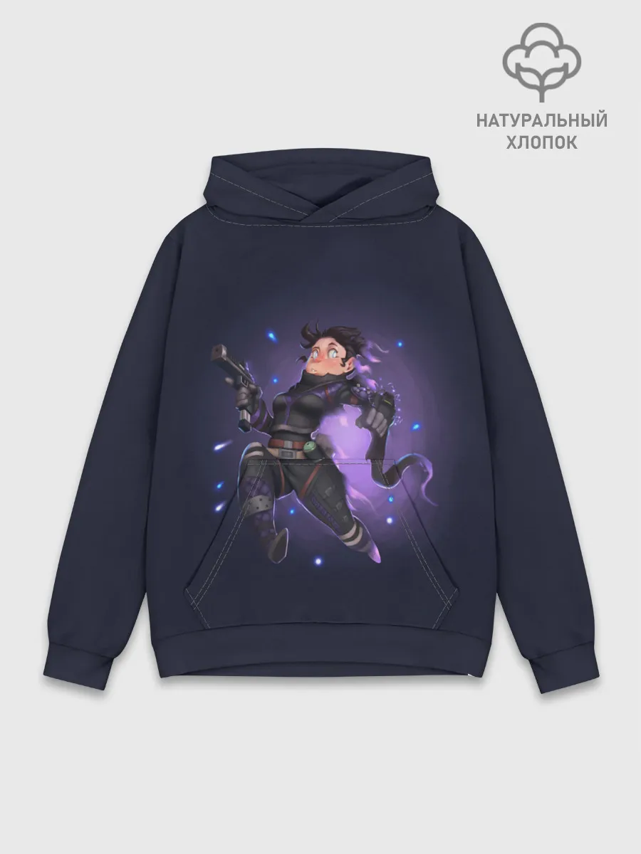 Худи мужской база хлопок / Межпространственный боец