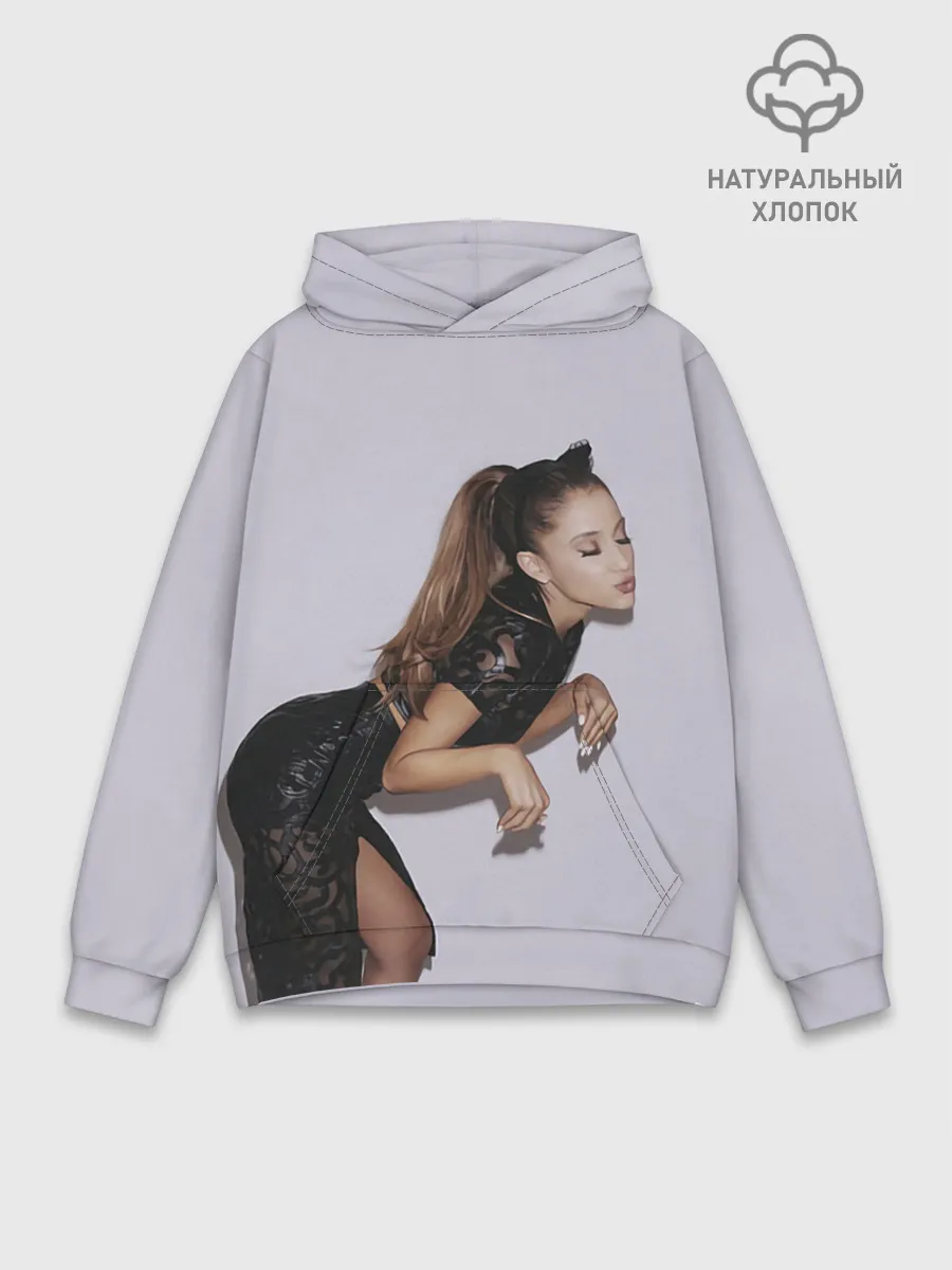 Худи мужской база хлопок / Киска Ариана