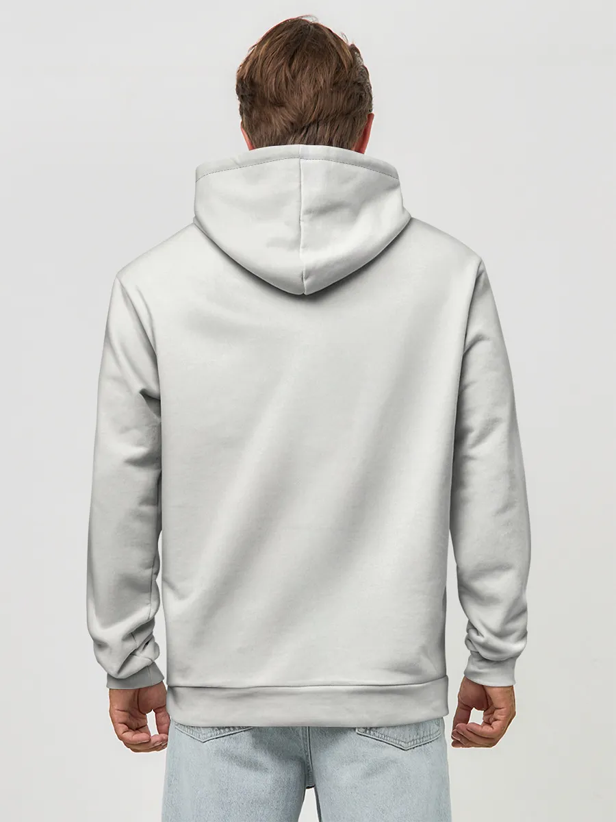 Худи мужской база хлопок / Ариана в зелёном