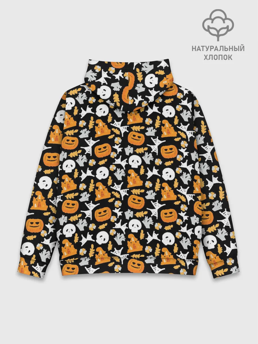 Худи мужской база хлопок / Patern Halloween 23