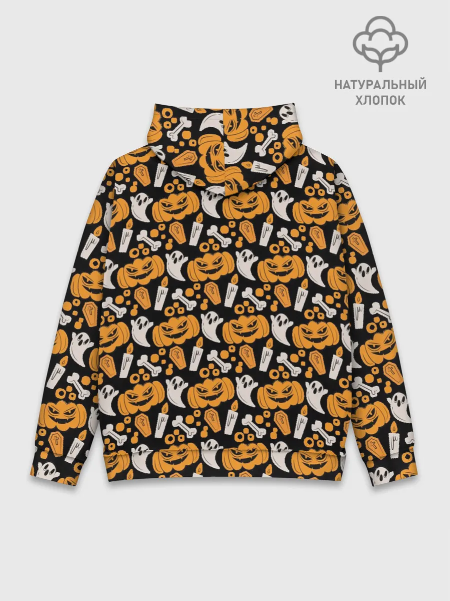 Худи мужской база хлопок / Patern Halloween 22
