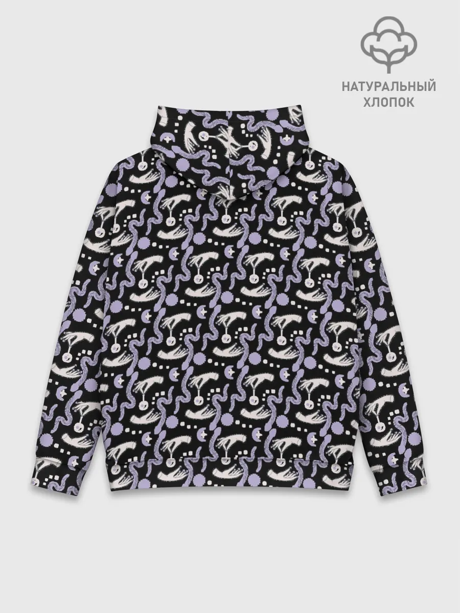 Худи мужской база хлопок / Patern Halloween 21