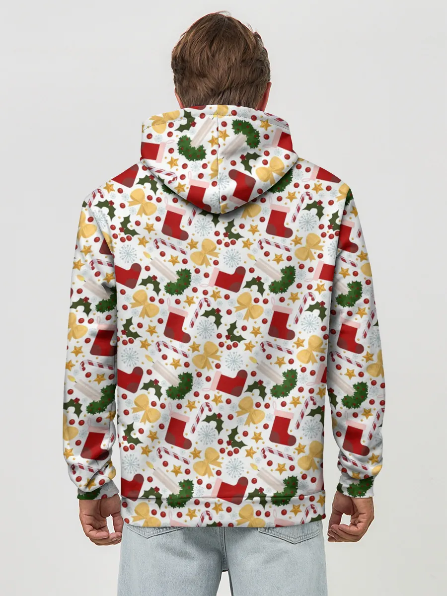 Худи мужской база хлопок / Рождественские Чулки