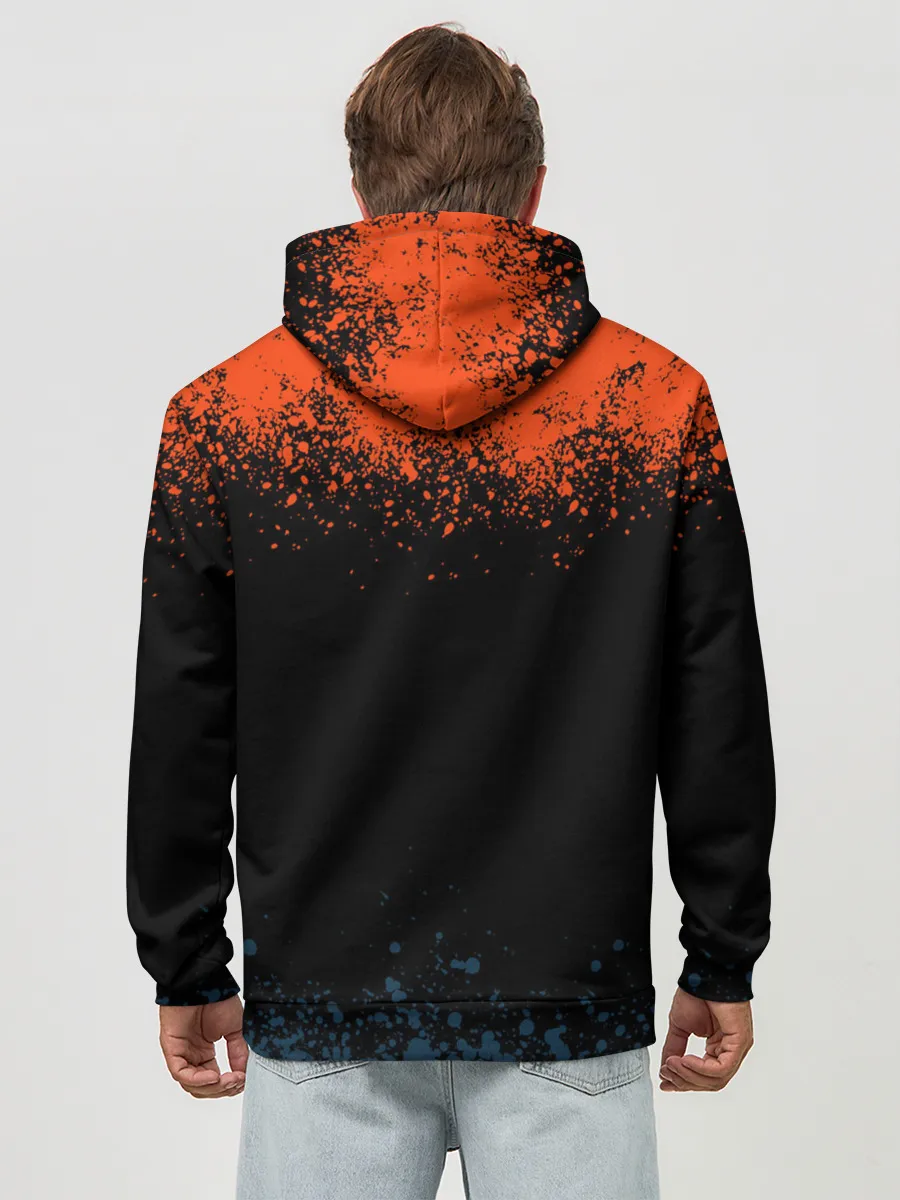 Худи мужской база хлопок / ПУГАЛО ИЗ ТЫКВЫ | HALLOWEEN