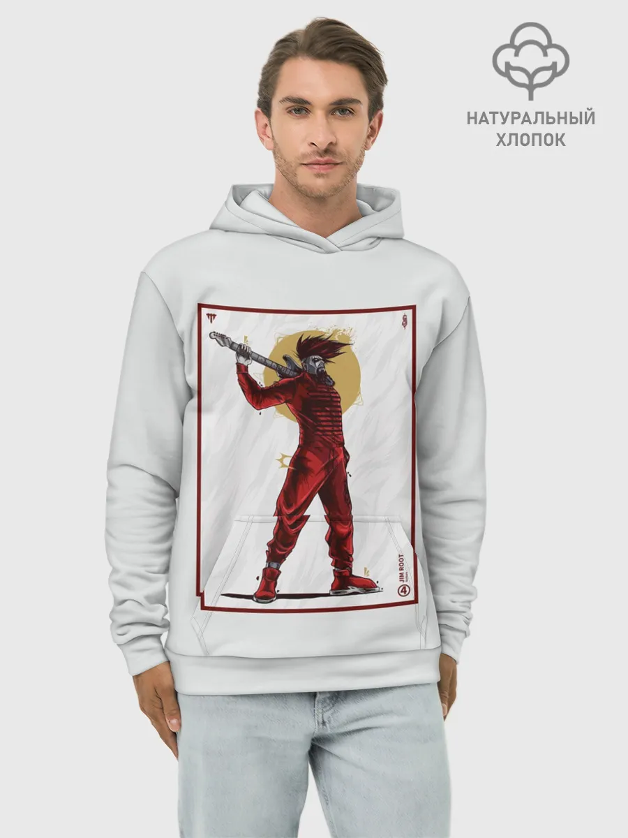 Худи мужской база хлопок / SLIPKNOT | Jim Root