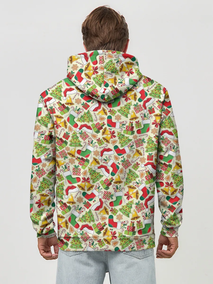 Худи мужской база хлопок / Merry Christmas