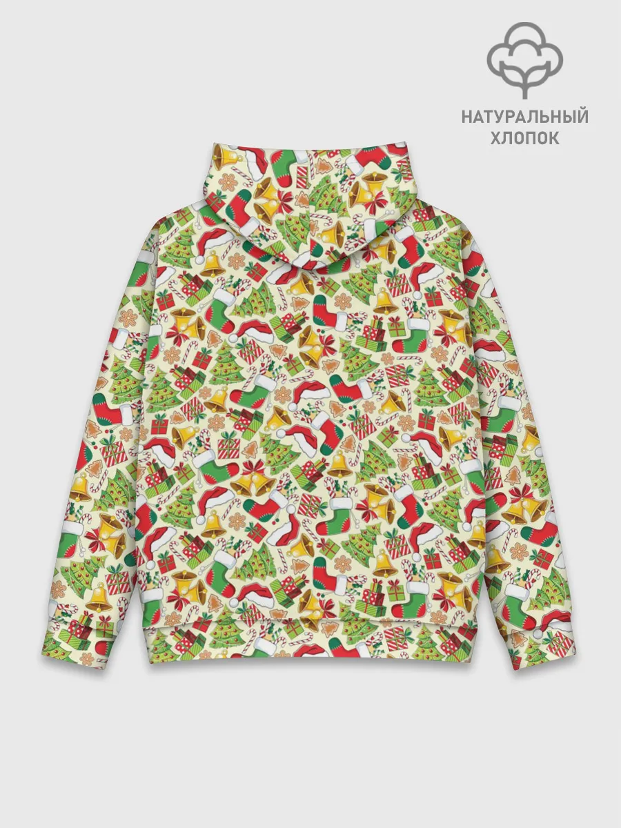 Худи мужской база хлопок / Merry Christmas