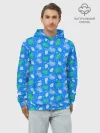 Худи мужской база хлопок / Шишки-Ёлочки