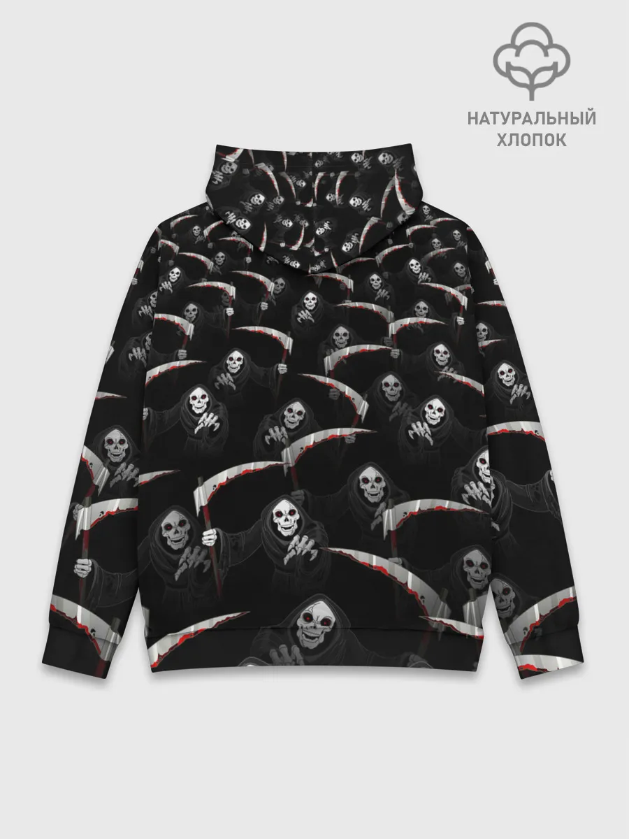 Худи мужской база хлопок / Жнецы идут