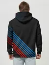 Худи мужской база хлопок / BMW STRIPE