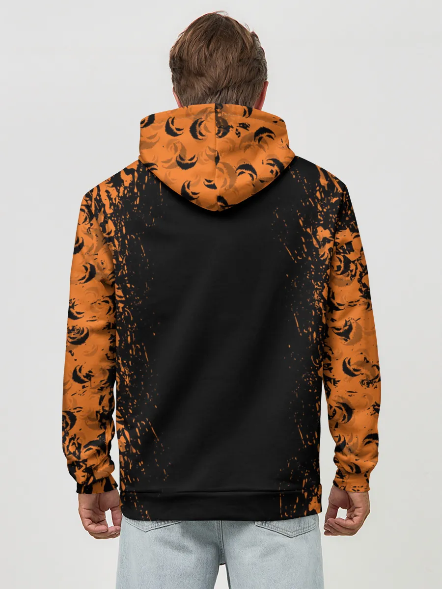 Худи мужской база хлопок / ВЕСЕЛАЯ ТЫКВА | ХЭЛЛОУИН