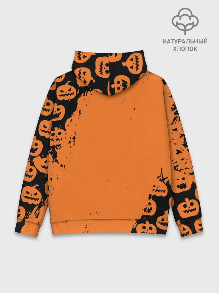 Худи мужской база хлопок / Далматинец в шляпе | Хэллоуин