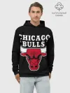 Худи мужской база хлопок / B.C. Chicago Bulls