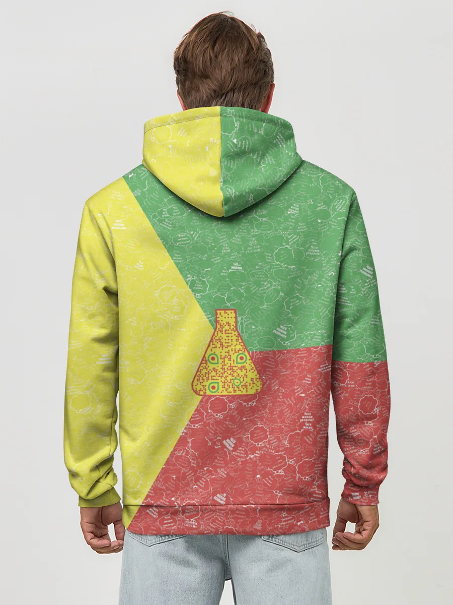 Худи мужской база хлопок / Колба на фоне АПВ 3.1.8