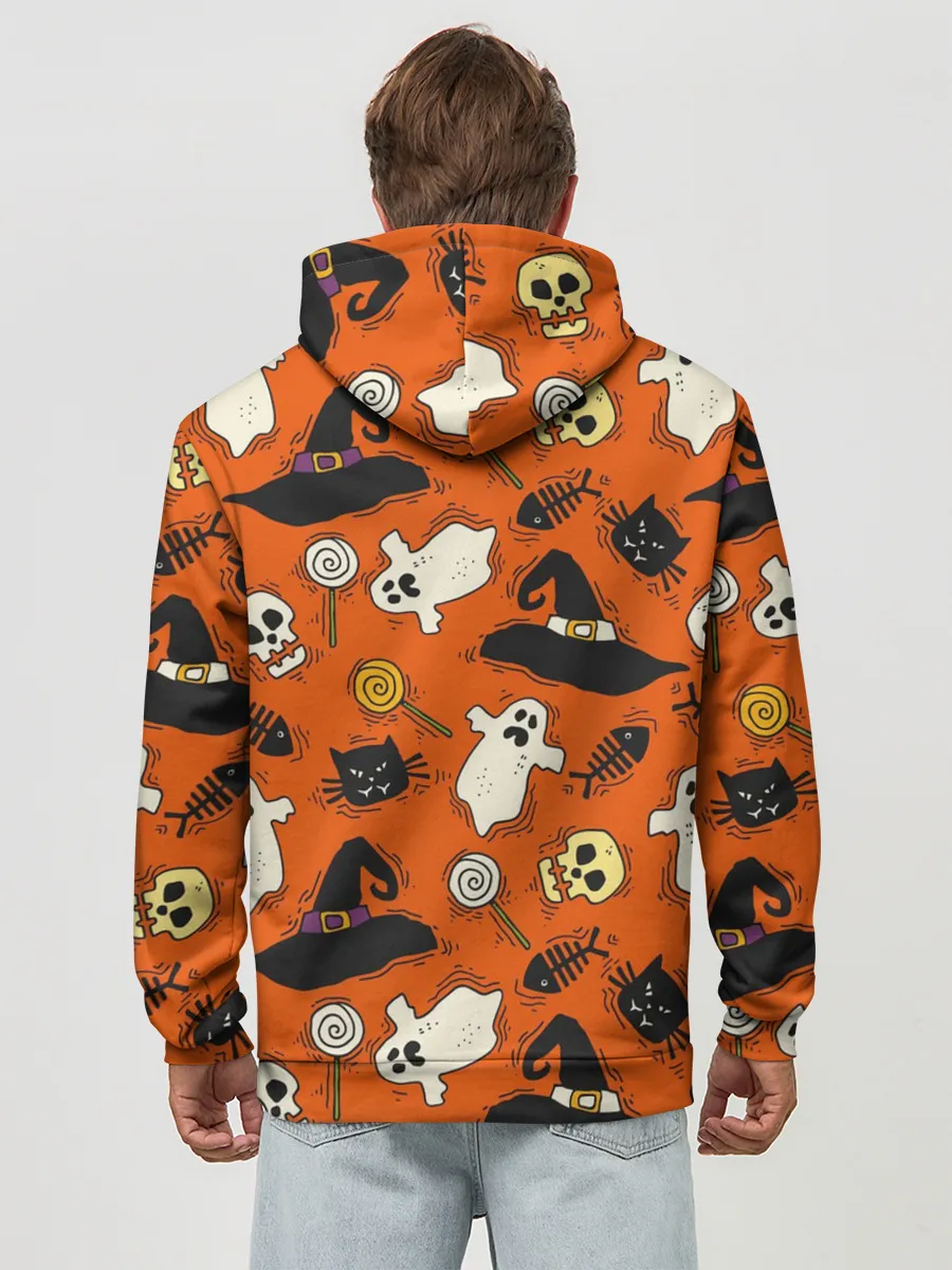 Худи мужской база хлопок / Хэллоуинские шалости