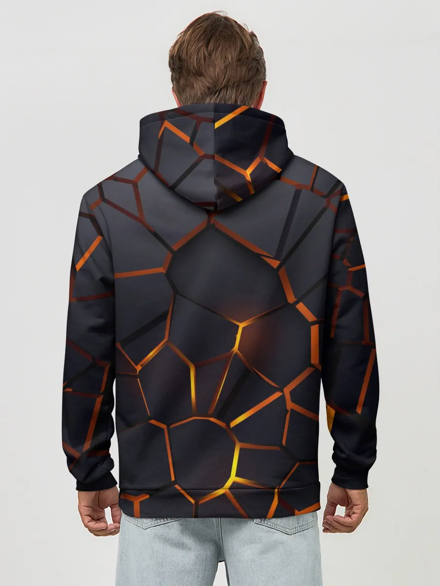 Худи мужской база хлопок / Volvo 3D геометрия