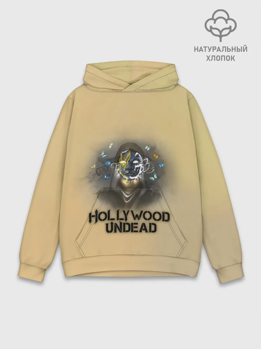 Худи мужской база хлопок / Johnny 3 Tears Hollywood Undead