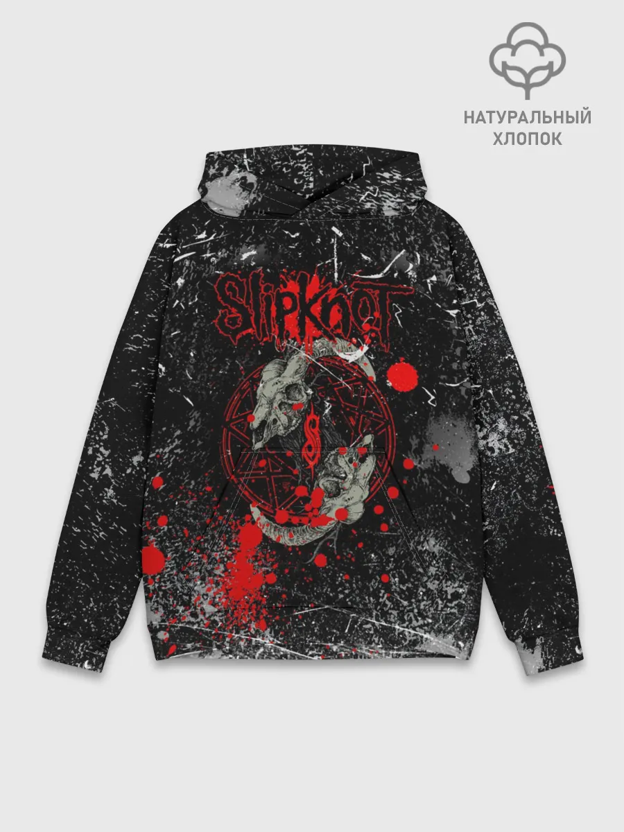Худи мужской база хлопок / Рок Группа Слипкнот | Slipknot Гранж