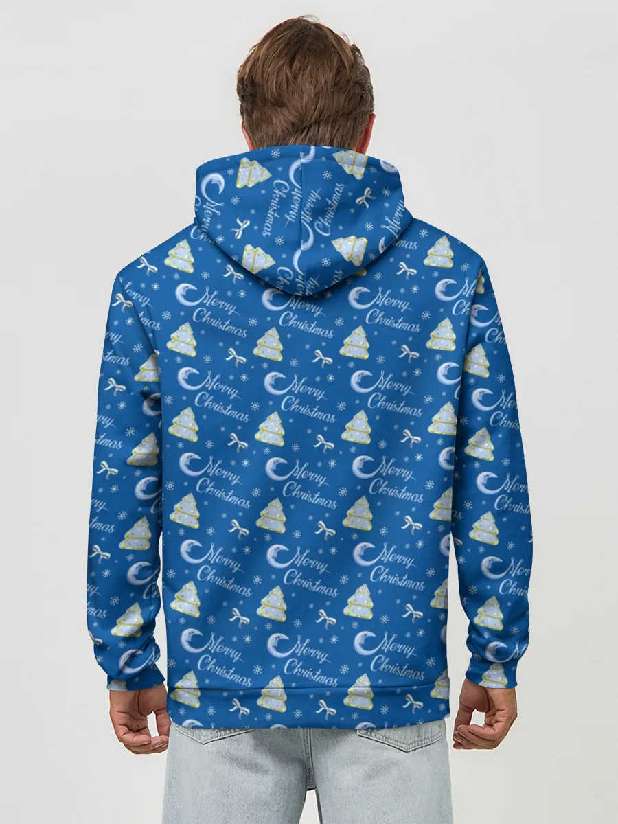 Худи мужской база хлопок / Merry Christmas