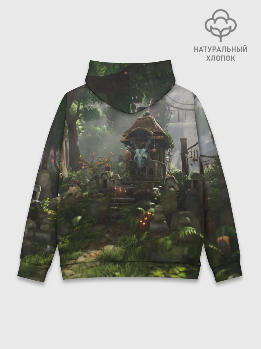 Худи мужской база хлопок / Кена и Мост Духов