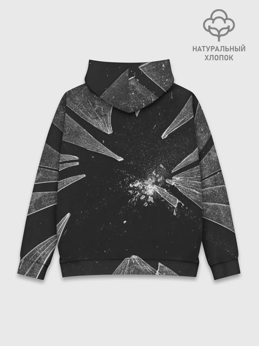 Худи мужской база хлопок / Геометри Даш осколки | Geometry Dash
