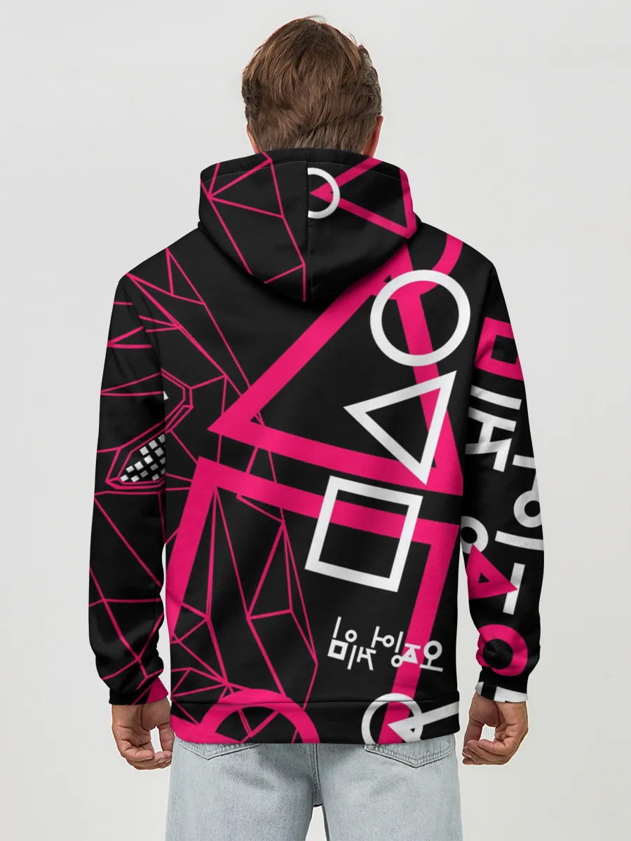 Худи мужской база хлопок / Игра в кальмара