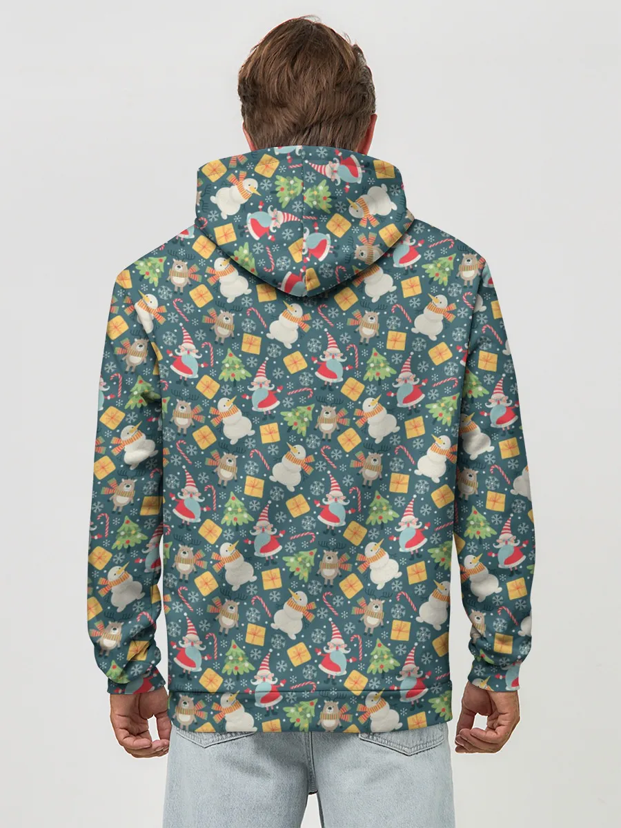 Худи мужской база хлопок / С Новым Годом