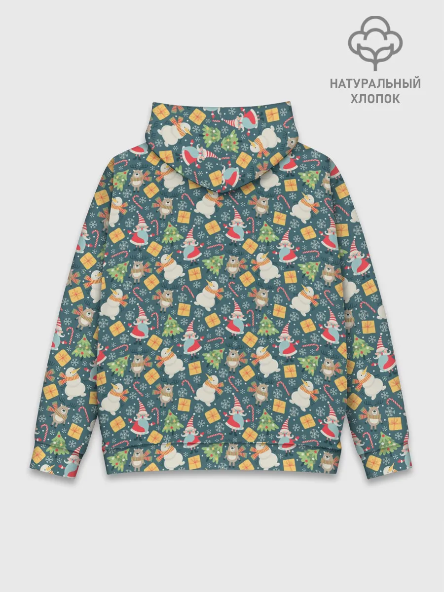 Худи мужской база хлопок / С Новым Годом